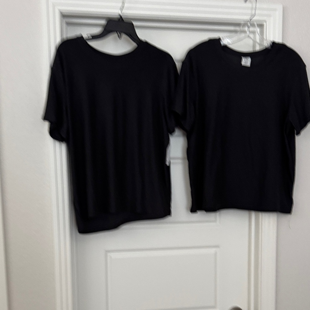Athletic Works ladies Black Short Sleeve Tee